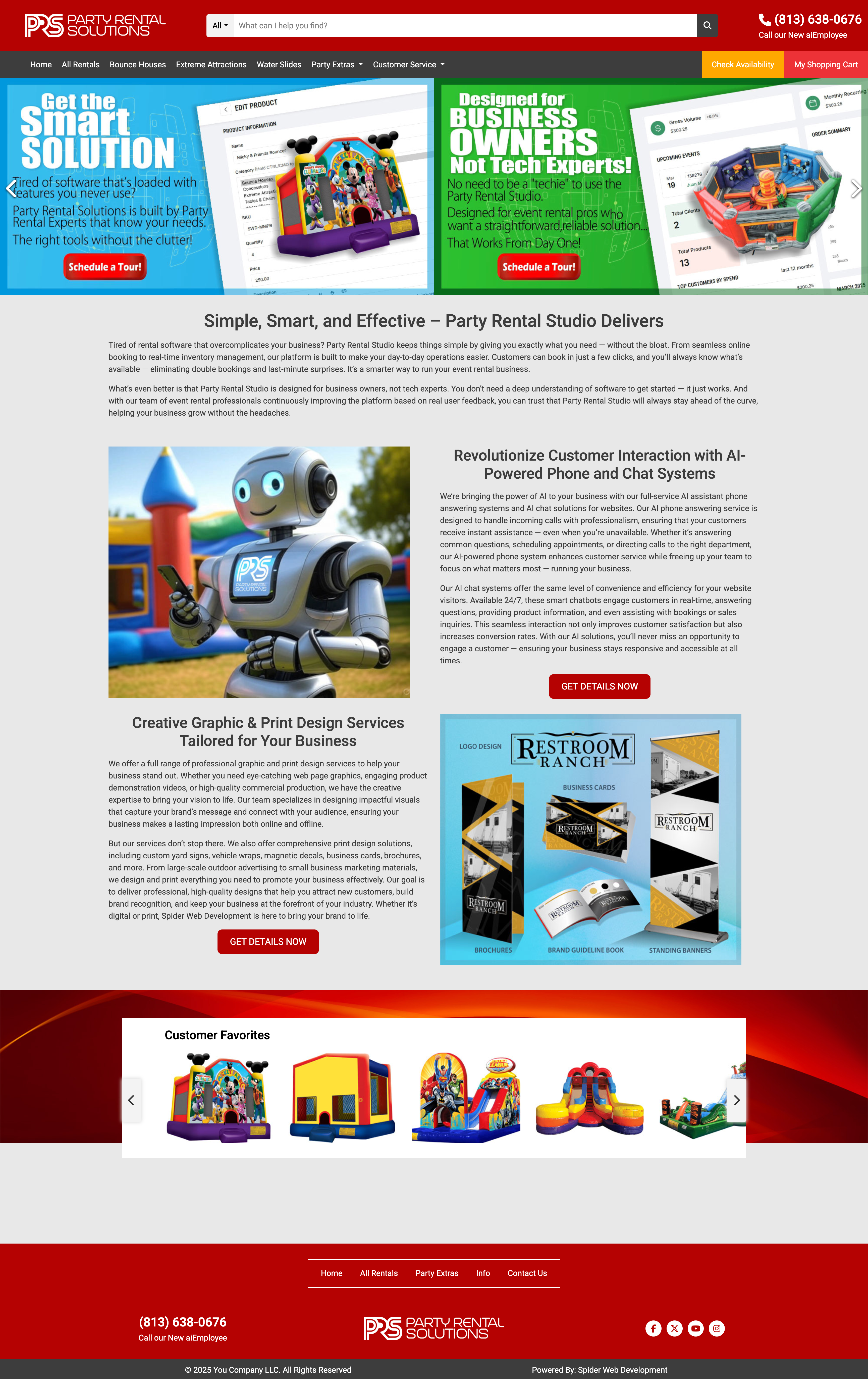 Website Template Design 1