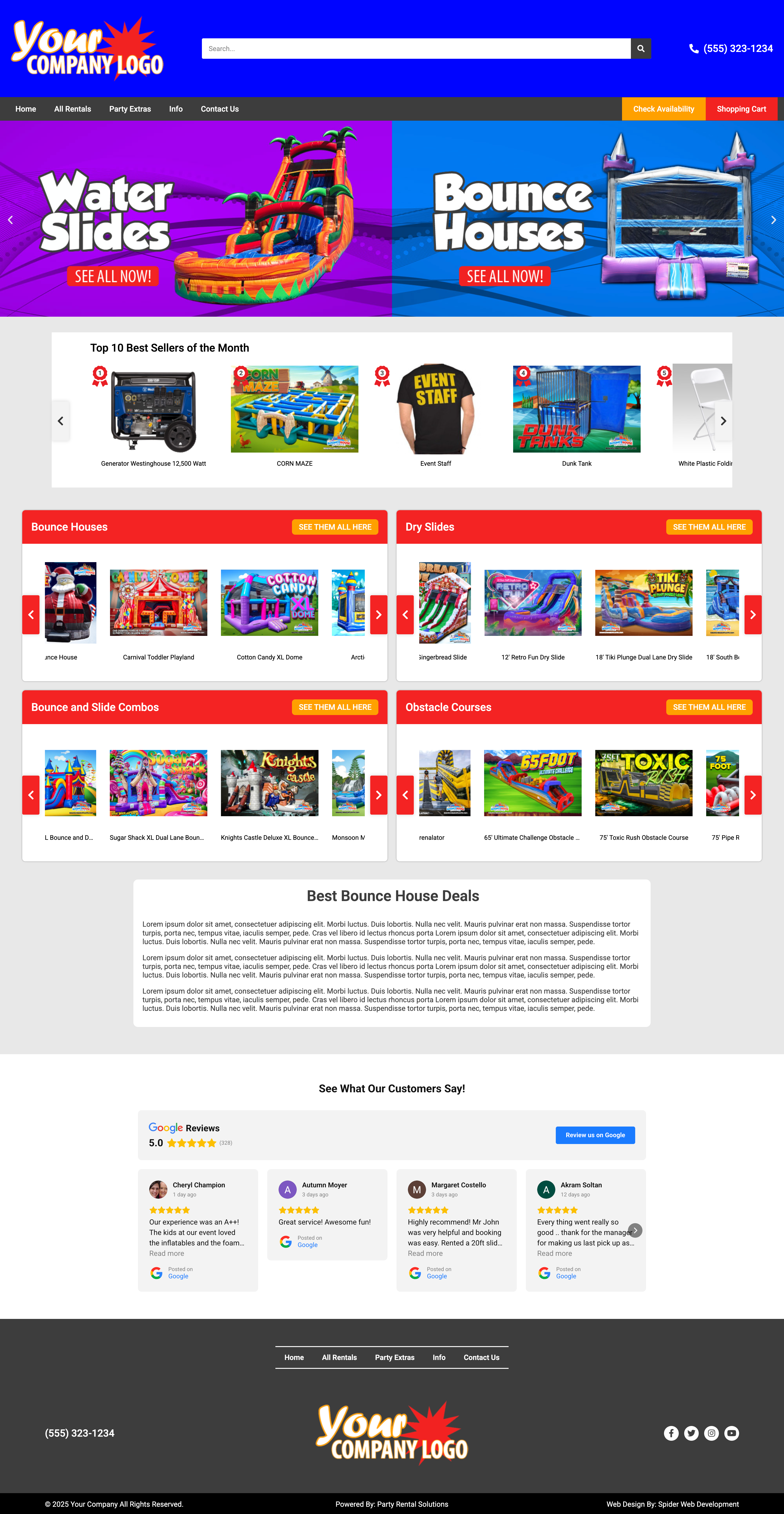 Website Template Design 2